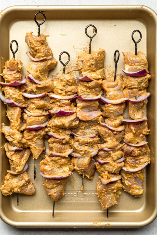 marinated chicken Kebabs