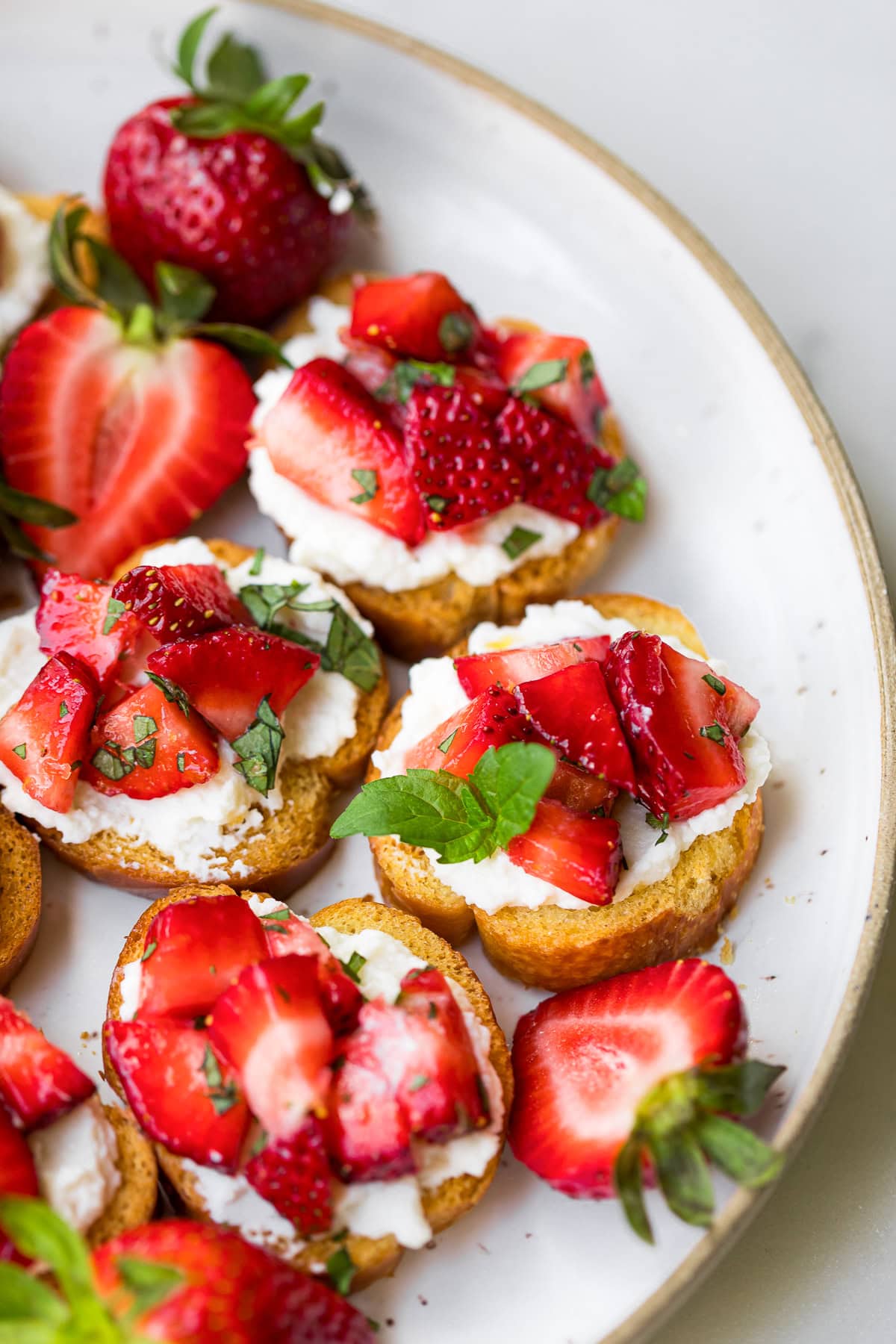 Strawberry Crostini