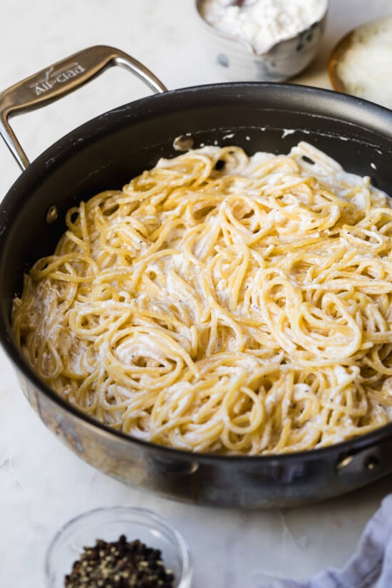 Cottage Cheese Cacio e Pepe