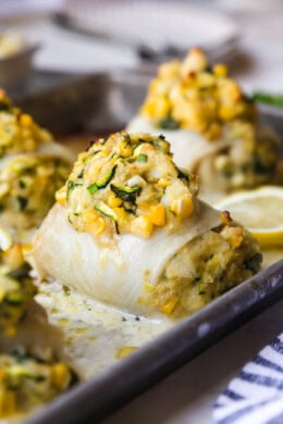 Crab Stuffed Flounder