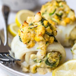 Crab Stuffed Flounder