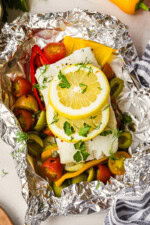Mediterranean Fish in Foil with lemon