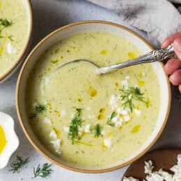 Roasted Zucchini Soup