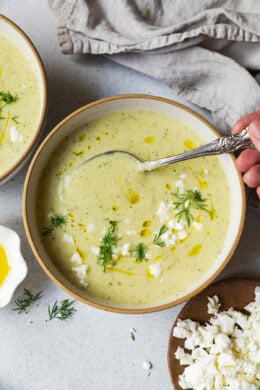 Roasted Zucchini Soup