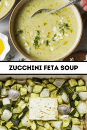 Zucchini Feta Soup