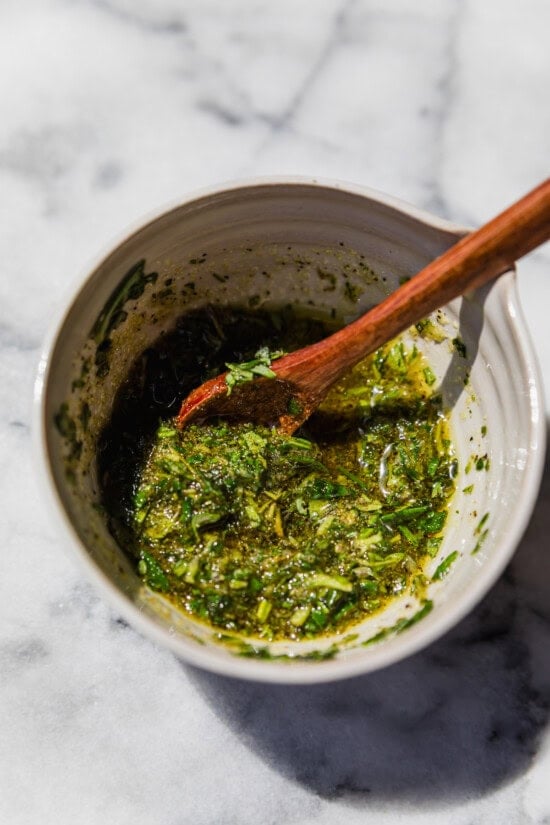 Make herb rub