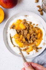 Peach Yogurt Bowl