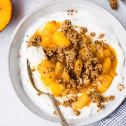 Peach Yogurt Bowl
