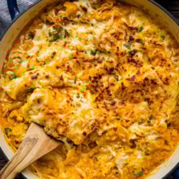 Pumpkin Lasagna Skillet