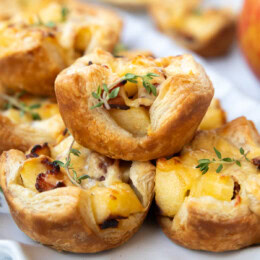 Puff Pastry Apple and Bacon Bites
