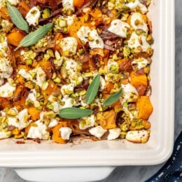 Butternut squash bake in pan