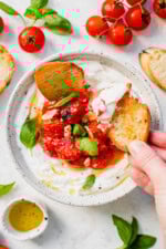 Whipped Ricotta Caprese Dip