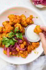 Honey Sriracha Cauliflower Wings
